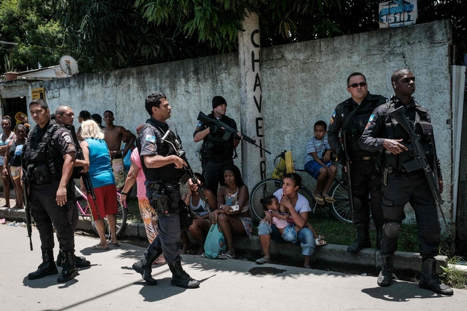 Po 11 žmonių žūties Rio de Žaneiro lūšnyne – saugumo operacija