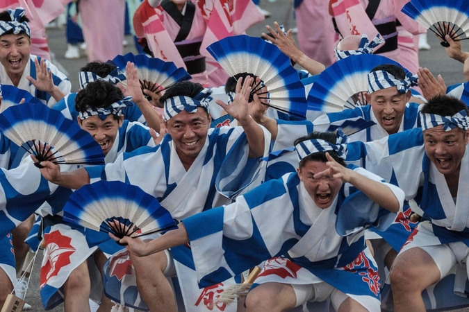 Japonijos festivalyje susirinko milijonas šokių mylėtojų