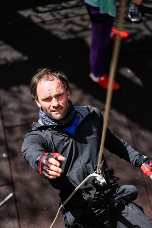 A. Liškauskas šoks ant teatro fasado