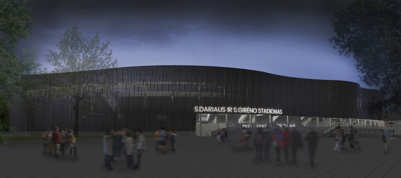 Aiškėja, kaip po rekonstrukcijos atrodys S. Dariaus  ir S. Girėno stadionas
