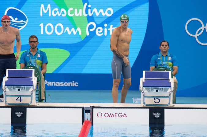 G. Titenis pateko į olimpinių žaidynių 100 m rungties krūtine pusfinalį