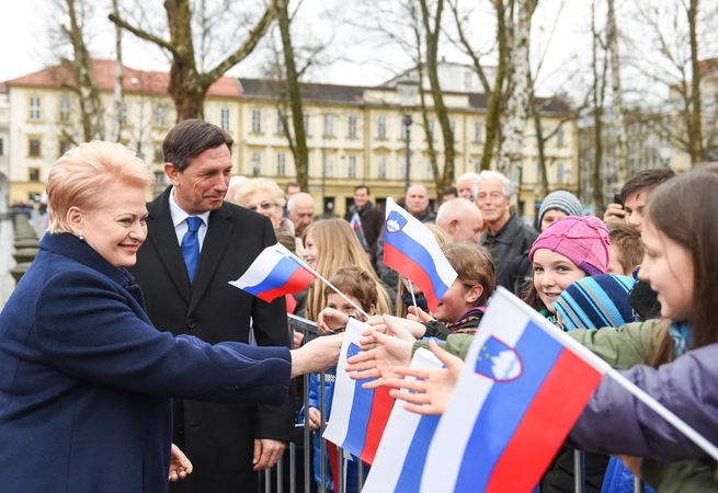 Prezidentė: padėdami Slovėnijai, padedame ir sau