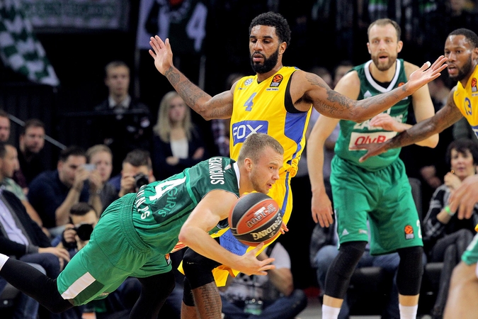 "Žalgiris" neatsilaikė prieš "Maccabi" krepšininkus