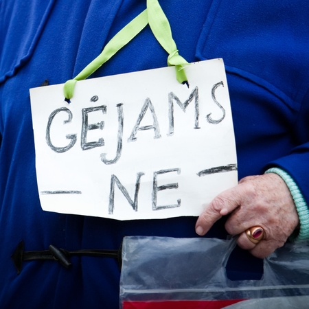 Prie Rusų dramos teatro ruošiama protesto akcija prieš gėjus