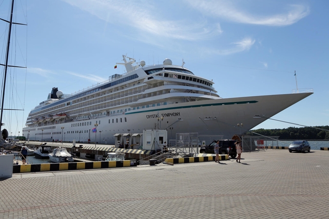 Uoste – įspūdingas "Crystal Symphony" kruizinis laineris