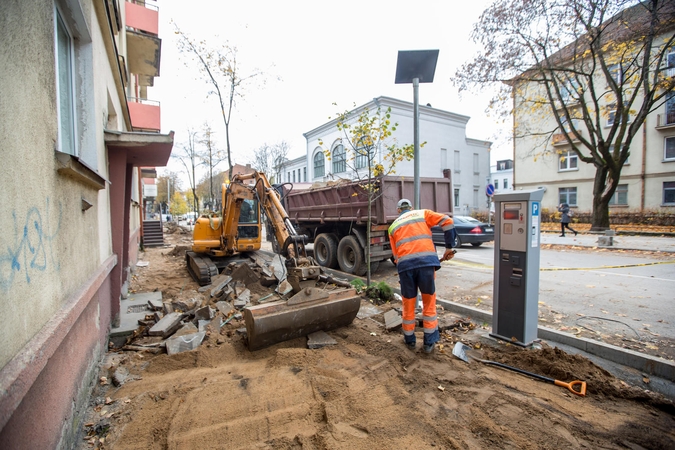 Centrinės gatvės išraustos: kada baigsis remontas?