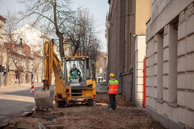 Centras vėl virsta milžiniška statybų aikštele
