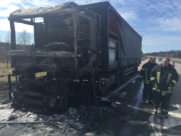 Vilkikas supleškėjo vos išvažiavęs iš serviso 