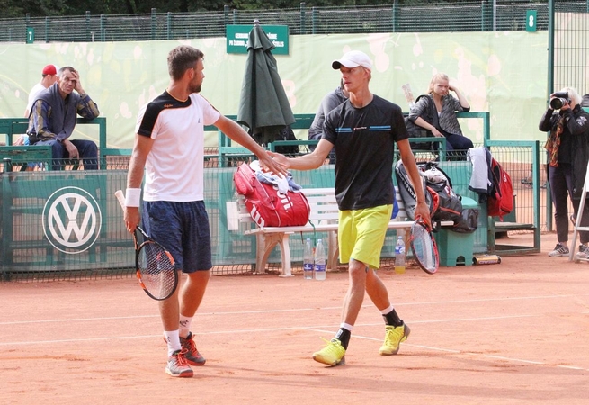 L. Grigelis ir L. Mugevičius – Prezidento taurės dvejetų finale