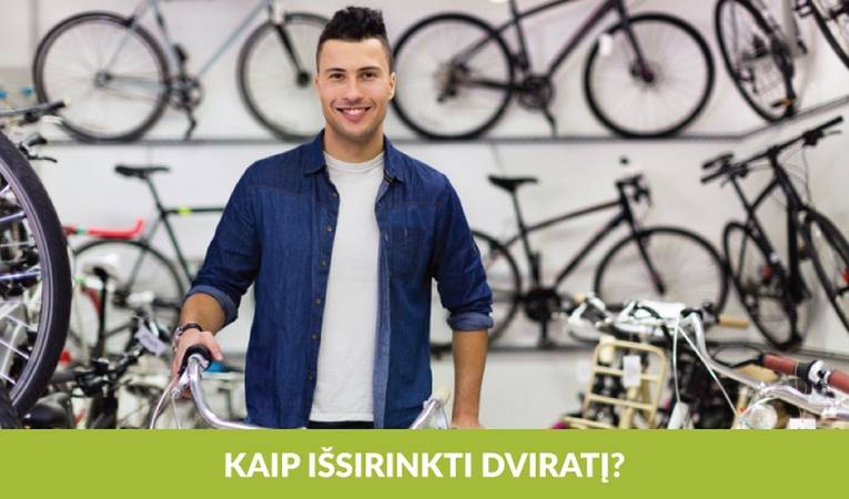 Kaip protingai pasirinkti dviratį?