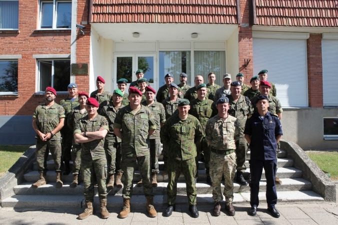 Lietuvoje lankosi NATO ypač greito reagavimo pajėgų atstovai