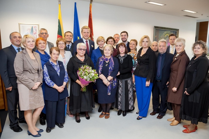 Vilniaus mokytojams – mero sveikinimai