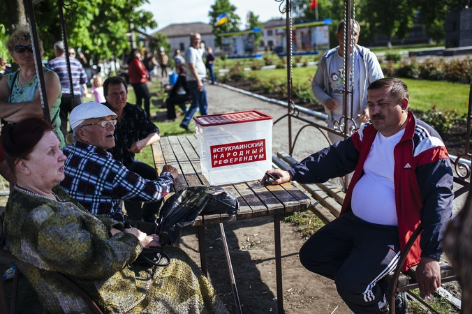 Svatovė: miestas, kuris boikotavo Ukrainos sukilėlių balsavimą