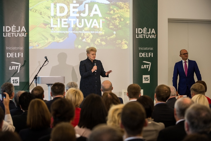 D. Grybauskaitė kviečia dalintis idėjomis šimtmečio Lietuvai