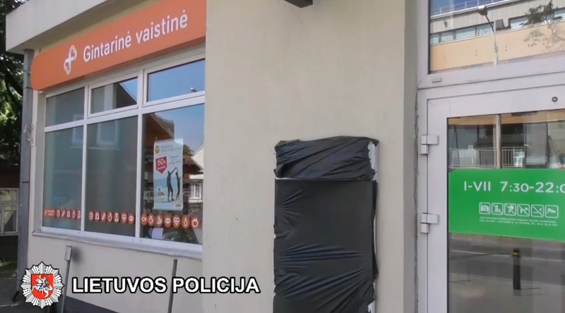 Rusas ir moldavas Vilniuje norėjo apvogti bankomatą