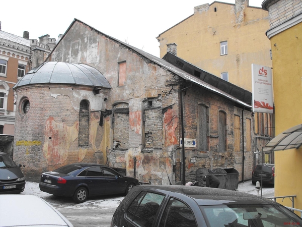 Pradedama tvarkyti Vilniaus žydų sinagoga Gėlių gatvėje