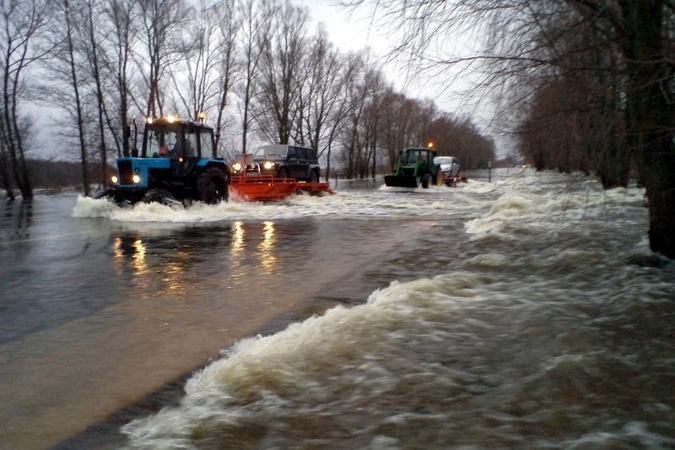 Šilutės rajone dėl potvynio paskelbta ekstremali situacija