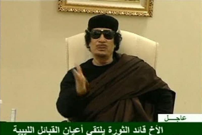 M.Kadhafi pasirodė per televiziją