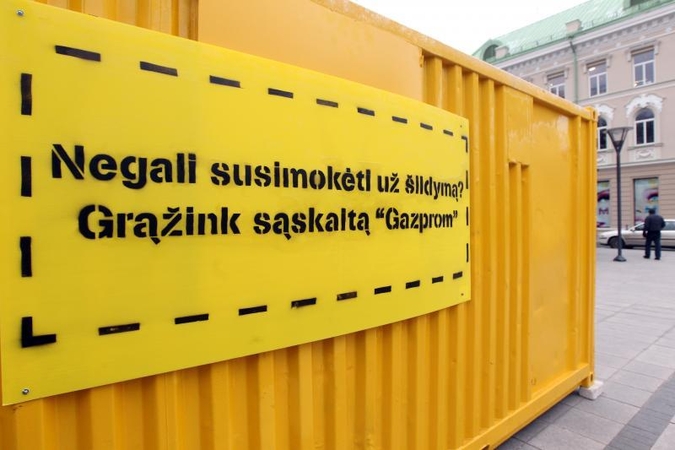 Rusija vėl grasina Lietuvai arbitražu dėl „Gazprom“ investicijų 
