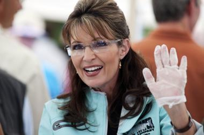 S.Palin apstulbino radijo klausytojus kalbos riktu apie paramą "sąjungininkams iš Šiaurės Korėjos"