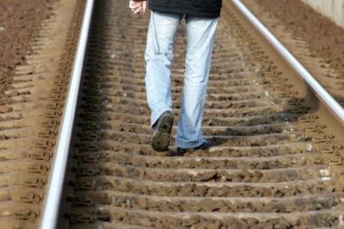 Nelegalūs migrantai iš Baltarusijos atėjo bėgiais 