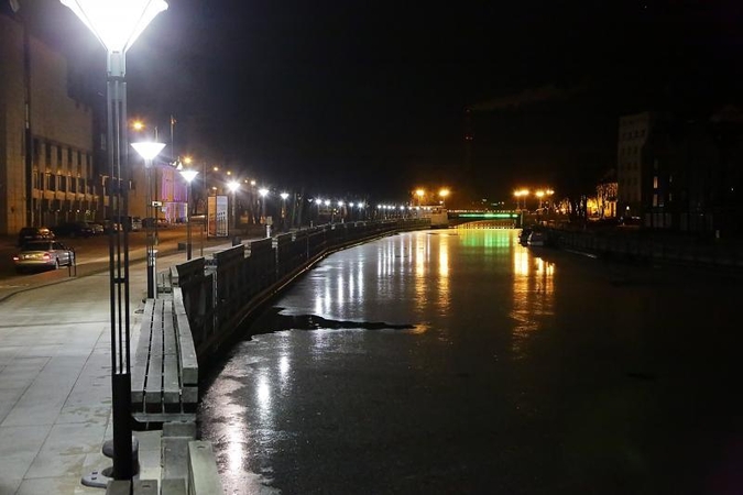 Klaipėdoje Žemės dienos proga aptemo Danės krantinės