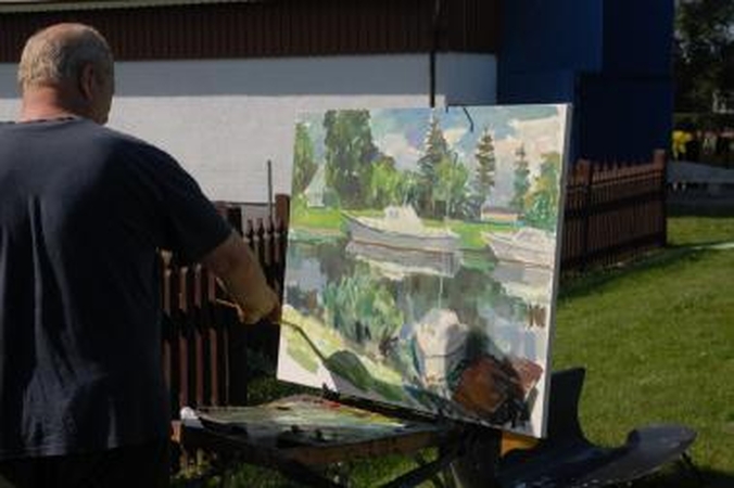 Plenero „Mingė – Lietuvos Venecija“ atspindžiai – parodoje