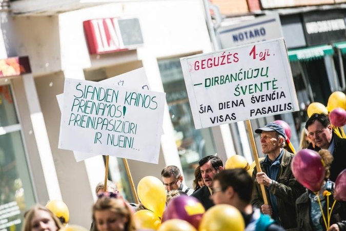 Gegužės 1-osios šūkis – kovok su darbdaviu