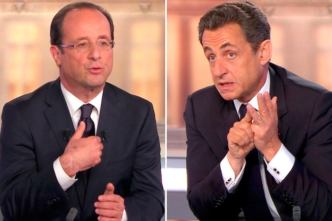 F.Hollande'as ir N.Sarkozy - vienmečiai, bet juos skiria šviesmečiai