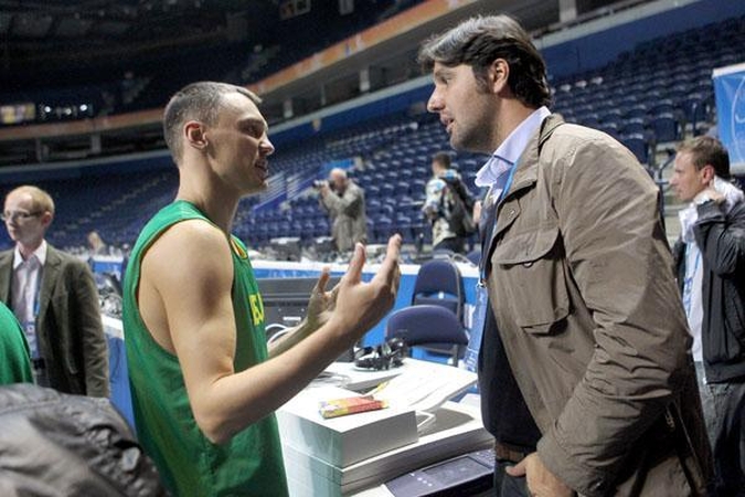D.Bodiroga džiaugiasi Vilniuje sutiktais draugais