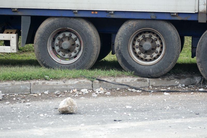 Kėdainių rajone iš vilkiko pagrobta šaldytų krevečių