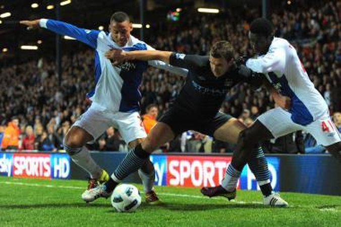 „Manchester City“ sunkiai įveikė „Blackburn“