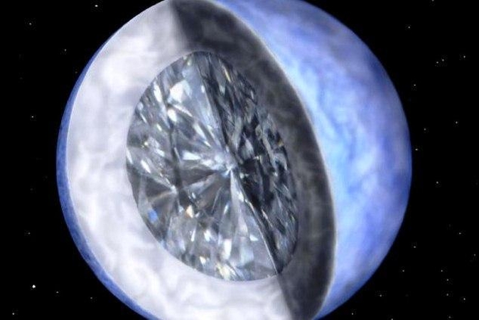Astronomai atrado planetą, sudarytą iš deimantų