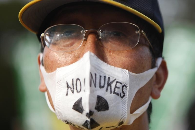 Tūkstančiai japonų protestavo prieš atominę energetiką