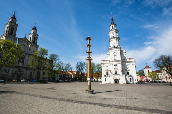 A. Kupčinsko išmonė: Rotušės  aikštę  papuoš dviračių medis  