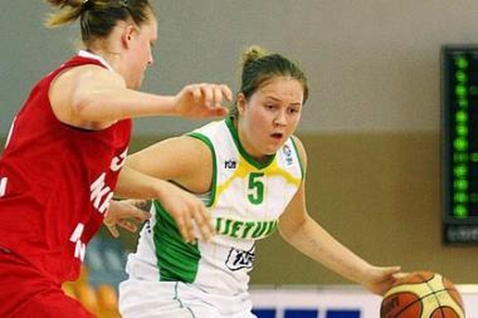 Lietuvos merginos įveikė Baltarusijos krepšininkes