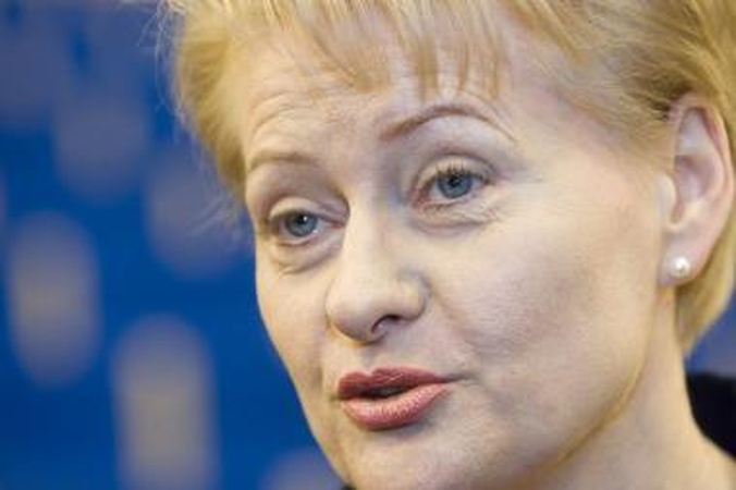 Prezidentė lankosi nuo stichijos nukentėjusiuose rajonuose