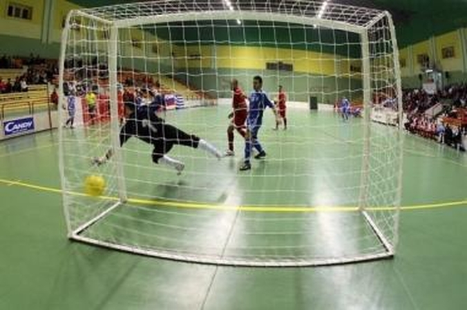 Salės futbolo čempionate - septyni A.Rimkevičiaus įvarčiai