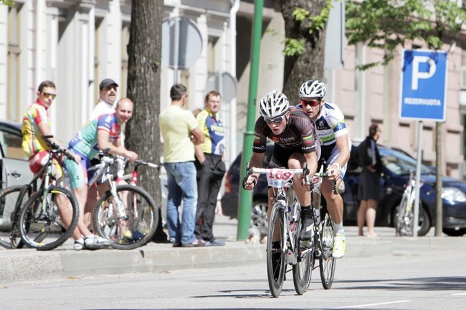 Klaipėdos dviračių maratono trasoje – mažiau dalyvių