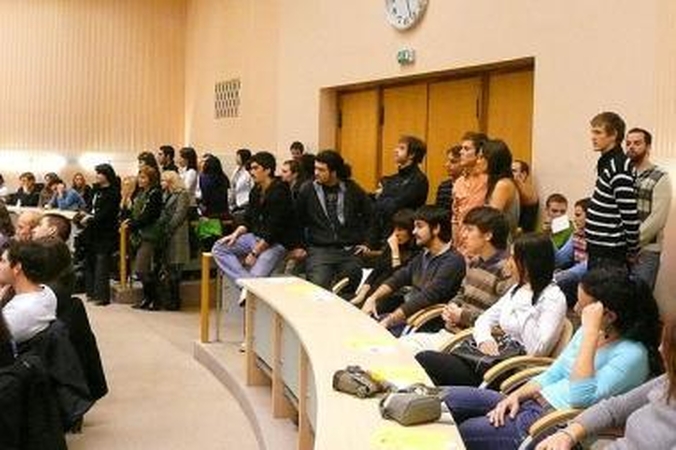 Užsieniečius studentus pasveikino miesto meras 