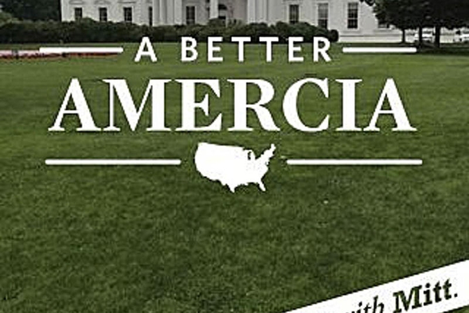 M.Romney rinkimų kampanijos šūkyje žodis „Amerika“ – su klaida