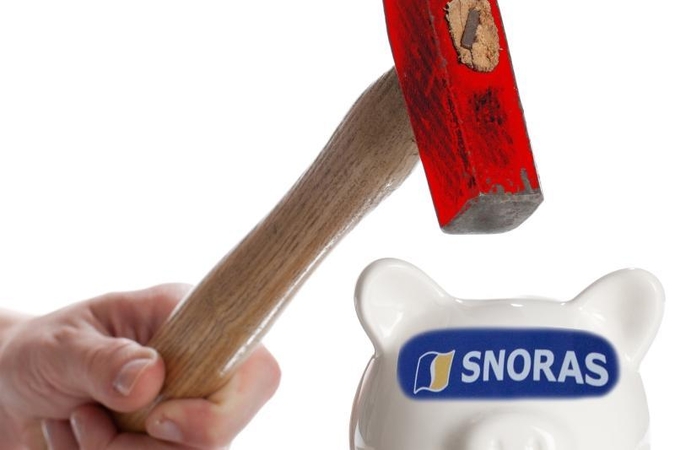 Bankui „Snoras“ iškelta bankroto byla, tarp ieškovų ir Ž.Grigaitis