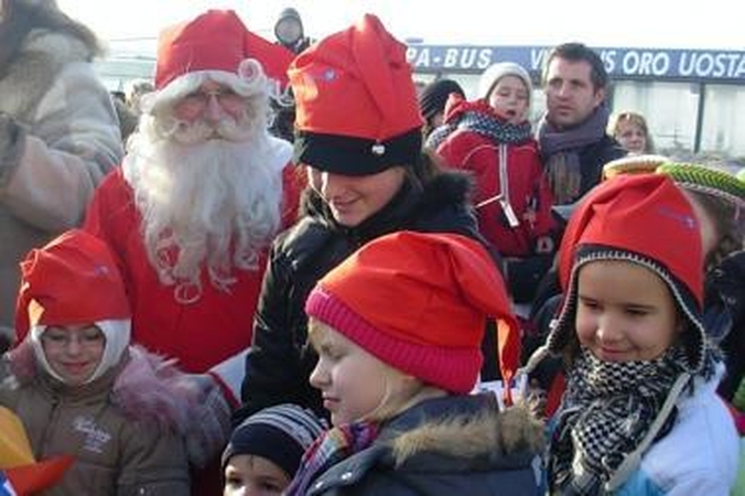 Į Lietuvą atvyko suomių Kalėdų senis Joulupukki 