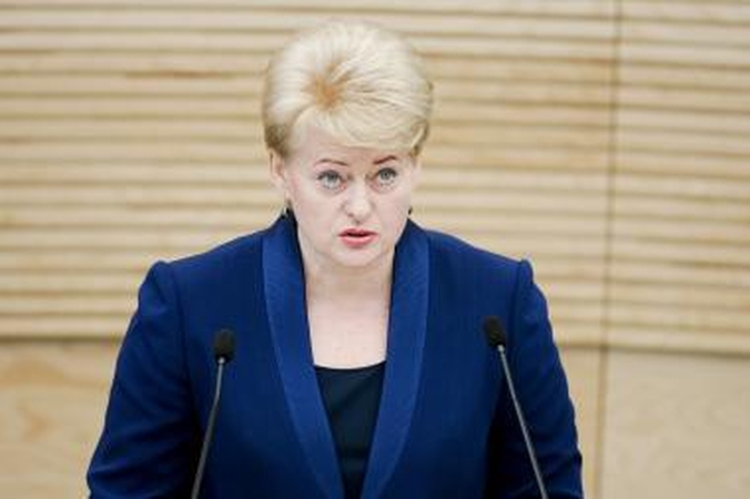 D.Grybauskaitė: skirdama milijonus partijoms Vyriausybė nerodo taupymo pavyzdžio