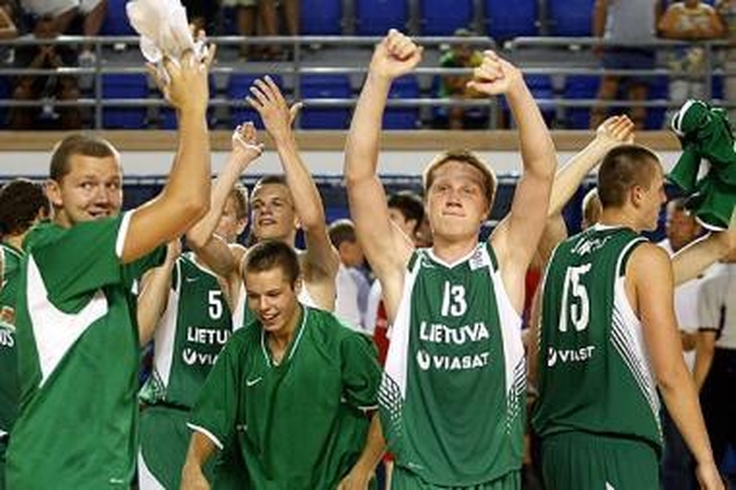 Lietuvos jaunučių rinktinė - Europos čempionato finale