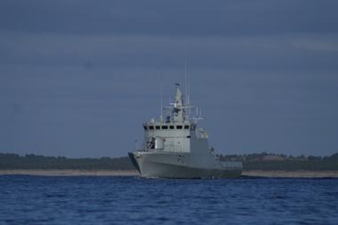 Lietuvos laivas dalyvaus karinėse pratybose Danijoje 