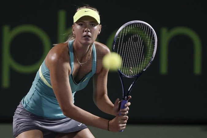 M. Šarapova žengė į Majamyje vyksiančio teniso turnyro ketvirtfinalį