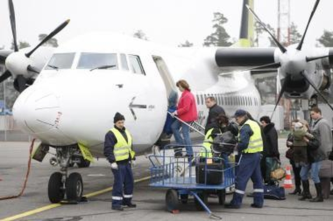 "AirBaltic" skrydis iš Palangos vėlavo, nes pilotai miegojo 