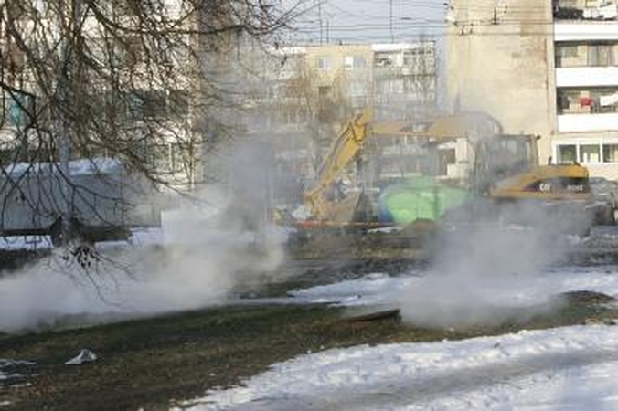 Bus remontuojamos senos šilumos trasos