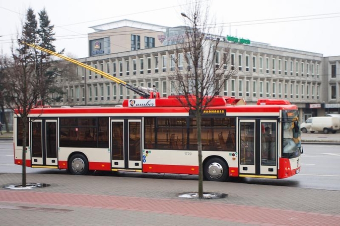 Į gatves išrieda lietuviški troleibusai 